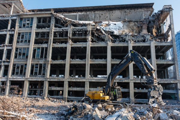 Commercial Building Demolition in Glenview
